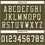 Personalized Olive Cream-Black Mesh Authentic Salute To Service Football Jersey Team Custom Name and Number
