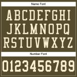 Personalized Olive Cream Mesh Authentic Salute To Service Football Jersey Team Custom Name and Number
