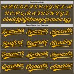 Personalized Olive Gold-Black Authentic Salute To Service Baseball Jersey