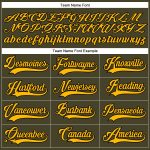 Personalized Olive Gold-Black Salute To Service Hockey Lace Neck Jersey Team Custom Name and Number