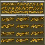 Personalized Olive Gold Cream-Black Pinstripe Authentic Split Fashion Salute To Service Baseball Jersey Team Custom Name and Number