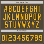 Personalized Olive Gold-Navy Bomber Full-Snap Varsity Letterman Salute To Service Jacket Team Custom Name and Number