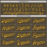 Personalized Olive Gold-Navy Bomber Full-Snap Varsity Letterman Salute To Service Jacket Team Custom Name and Number