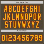 Personalized Olive Gold-Red 3 Colors Arm Shapes Authentic Salute To Service Baseball Jersey Team Custom Name and Number