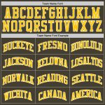 Personalized Olive Gold-White Authentic Throwback Salute To Service Basketball Jersey Team Custom Name and Number