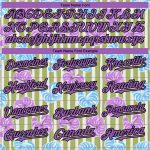 Personalized Olive Medium Purple-Black 3D Pattern Design Tropical Anthurium Flower Authentic Baseball Jersey Team Custom Name and Number