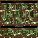 Personalized Olive Neon Green-Black 3D Pattern Design Dinosaur Performance T-Shirt Team Custom Name and Number