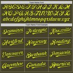 Personalized Olive Neon Yellow-Black Line Authentic Salute To Service Baseball Jersey Team Custom Name and Number