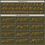 Personalized Olive Old Gold-Black Authentic Sleeveless Salute To Service Baseball Jersey Team Custom Name and Number