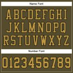 Personalized Olive Old Gold-Black Mesh Authentic Salute To Service Football Jersey