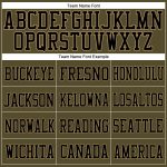 Personalized Olive Old Gold-Black Mesh Authentic Salute To Service Football Jersey Team Custom Name and Number