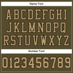 Personalized Olive Old Gold-Black Mesh Authentic Salute To Service Football Jersey Team Custom Name and Number