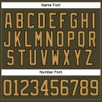 Personalized Olive Old Gold-Black Salute To Service Hockey Lace Neck Jersey Team Custom Name and Number