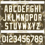 Personalized Olive Old Gold-White 3D Pattern Design Rabbit Authentic Baseball Jersey Team Custom Name and Number