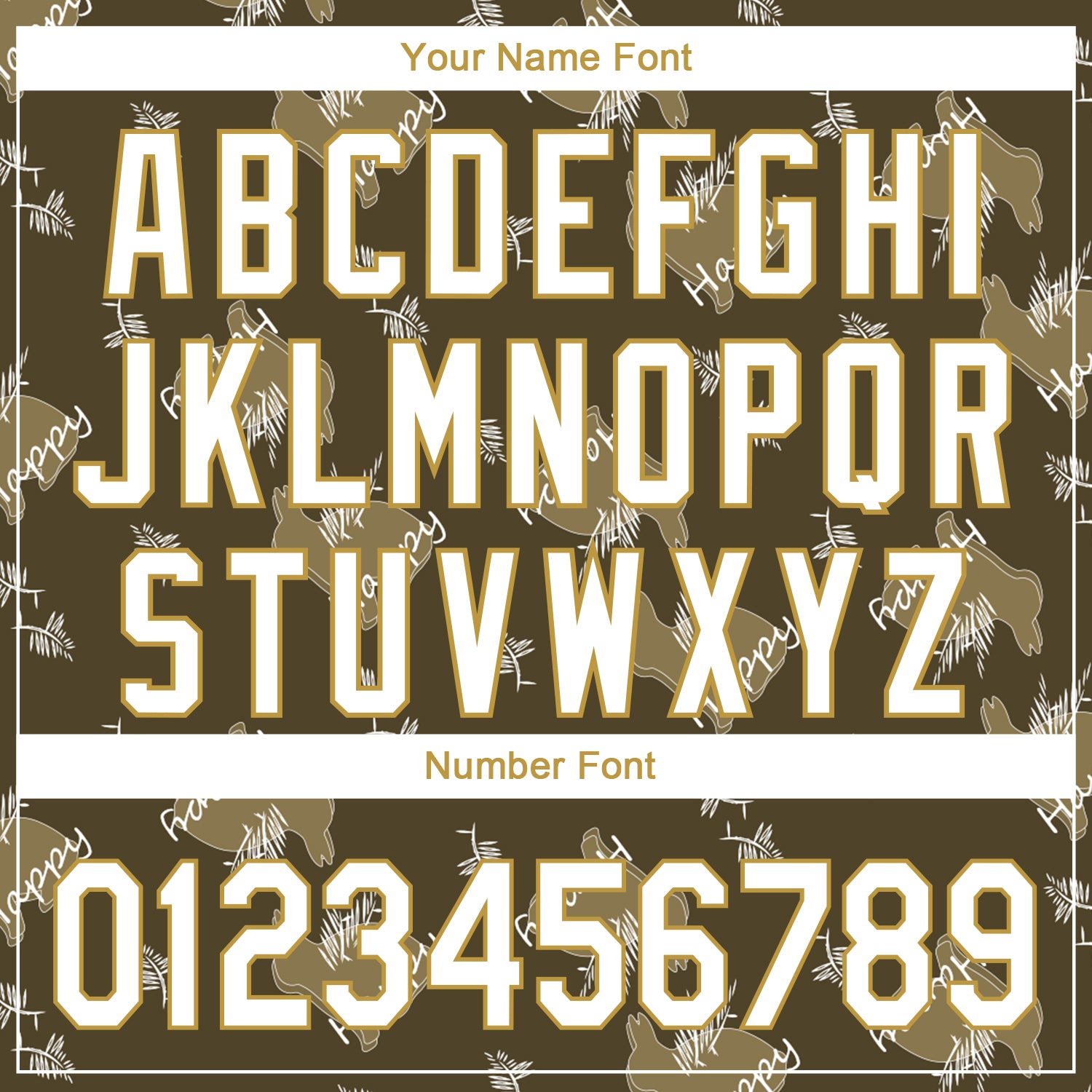 Personalized Olive Old Gold-White 3D Pattern Design Rabbit Authentic Baseball Jersey Team Custom Name and Number Personalized Olive Old Gold-White 3D Pattern Design Rabbit Authentic Baseball Jersey Team Custom Name and Number - Image 5