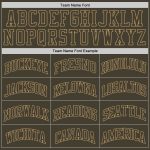 Personalized Olive Olive-Old Gold Authentic Throwback Salute To Service Basketball Jersey Team Custom Name and Number