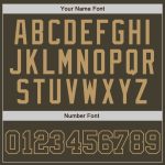 Personalized Olive Olive-Old Gold Authentic Throwback Salute To Service Basketball Jersey Team Custom Name and Number
