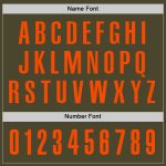 Personalized Olive Orange Performance Salute To Service Golf Polo Shirt Team Custom Name and Number