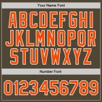 Personalized Olive Orange-White Authentic Throwback Salute To Service Basketball Jersey