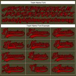 Personalized Olive Red-Black Salute To Service Hockey Lace Neck Jersey Team Custom Name and Number