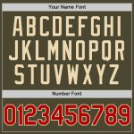 Personalized Olive Red-Cream Authentic Throwback Salute To Service Baseball Jersey Team Custom Name and Number