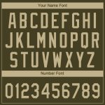 Personalized Olive Vegas Gold-Camo 3D Pattern Design Authentic Salute To Service Baseball Jersey Team Custom Name and Number