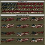 Personalized Olive Vintage USA Flag-Black Authentic Sleeveless Salute To Service Baseball Jersey Team Custom Name and Number