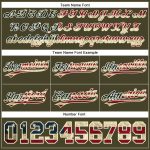 Personalized Olive Vintage USA Flag Black-Cream Authentic Salute To Service Basketball Shorts Team Custom Name and Number