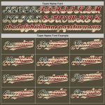 Personalized Olive Vintage USA Flag-Cream Mesh Authentic Throwback Salute To Service Baseball Jersey Team Custom Name and Number
