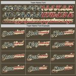 Personalized Olive Vintage USA Flag Cream-Red Authentic Throwback Salute To Service Basketball Jersey Team Custom Name and Number