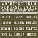 Personalized Olive Vintage USA Flag-White Mesh Authentic Salute To Service Football Jersey Team Custom Name and Number