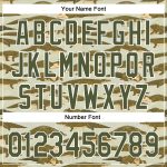 Personalized Olive White 3D Pattern Design Crocodile Authentic Baseball Jersey Team Custom Name and Number