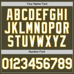 Personalized Olive White-Gold Authentic Sleeveless Salute To Service Baseball Jersey Team Custom Name and Number
