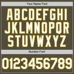 Personalized Olive White-Gold Mesh Authentic Throwback Salute To Service Baseball Jersey Team Custom Name and Number
