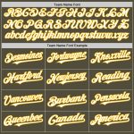 Personalized Olive White-Gold Mesh Authentic Throwback Salute To Service Baseball Jersey Team Custom Name and Number