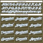 Personalized Olive White-Light Blue Authentic Salute To Service Baseball Jersey Team Custom Name and Number