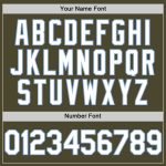 Personalized Olive White-Light Blue Authentic Sleeveless Salute To Service Baseball Jersey Team Custom Name and Number