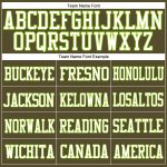 Personalized Olive White-Neon Green Mesh Authentic Salute To Service Football Jersey Team Custom Name and Number