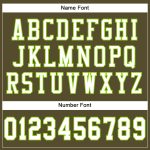 Personalized Olive White-Neon Green Mesh Authentic Salute To Service Football Jersey Team Custom Name and Number