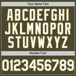 Personalized Olive White-Old Gold Authentic Sleeveless Salute To Service Baseball Jersey Team Custom Name and Number