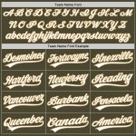 Personalized Olive White-Old Gold Authentic Throwback Salute To Service Baseball Jersey Team Custom Name and Number