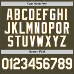 Personalized Olive White-Old Gold Authentic Throwback Salute To Service Baseball Jersey Team Custom Name and Number