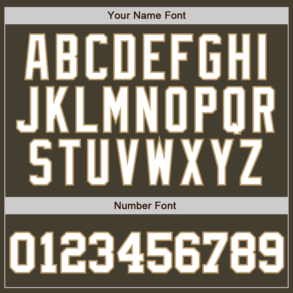 Personalized Olive White-Old Gold Authentic Throwback Salute To Service Basketball Jersey Personalized Olive White-Old Gold Authentic Throwback Salute To Service Basketball Jersey - Image 3