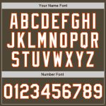 Personalized Olive White-Orange 3 Colors Arm Shapes Authentic Salute To Service Baseball Jersey Team Custom Name and Number
