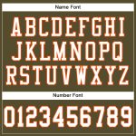Personalized Olive White-Orange Mesh Authentic Salute To Service Football Jersey Team Custom Name and Number