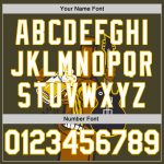 Personalized Olive White-Yellow 3D Pattern Design Beer And Music Authentic Baseball Jersey Team Custom Name and Number