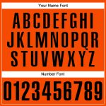 Personalized Orange Black Authentic Baseball Jersey Team Custom Name and Number