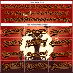 Personalized Orange Black-Bay Orange 3D Pattern Halloween Authentic Baseball Jersey Team Custom Name and Number