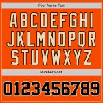 Personalized Orange Black-City Cream Authentic Baseball Jersey