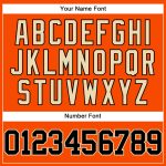 Personalized Orange Black-City Cream Performance Vapor Golf Polo Shirt Team Custom Name and Number